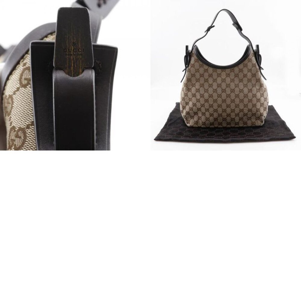 Gucci 1669 GG Canvas Brown Shoulder Bag - Picture 10 of 10